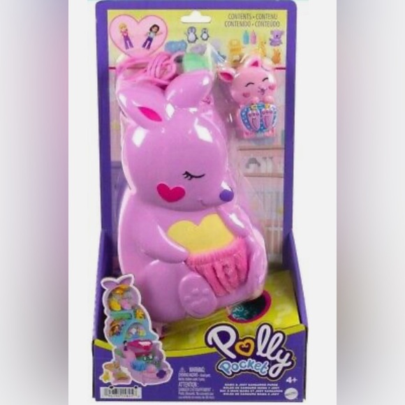 POLLY POCKET Kangaroo set - Picture 1 of 3